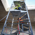 metal scaffolding