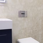 single toilet flush plate