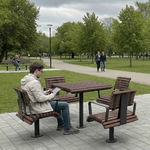 contemporary table and chair set