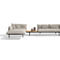 Modular sofa - SENJA - Tribù - outdoor / gray / beige