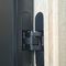 Door hinge - XINNIX DOOR SYSTEMS - aluminum / two-leaf / black