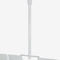 brushed stainless steel ceiling suspension systemFACETBloomming