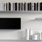 Contemporary living room wall unit - LOAD-IT - Porro - wooden / steel