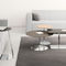 Contemporary side table - BRIEFING™ - Gunlocke - wooden / laminate / round