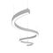 Hanging light fixture - SQUIGGLE - Beta-Calco - LED / aluminum / steel