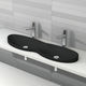 built-in washbasin / ceramic / double / contemporary