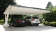 commercial carport / wooden
