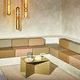 synthetic upholstery leather / plain / fire-retardant