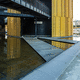 electro-welded steel grating / for walkways / for exterior flooring / non-slip