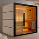 Finnish sauna / home / wood / indoor