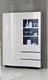 contemporary china cabinet / glass / wooden