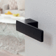 door handle / brass / nickel-plated brass / contemporary