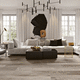 porcelain stoneware tile / matte / indoor / living room