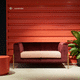 contemporary sofa / fabric / with armrests / with removable cushion
