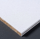 ceiling acoustic panel / particle board / rectangular / for interior