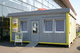 commercial container building / for shop / galvanised steel