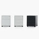 steel office unit / 3-drawer / 2-drawer / on casters