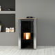 pellet boiler stove / contemporary / metal