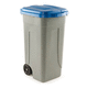 polypropylene trash can / rubber / outdoor / recycling