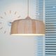 pendant lamp / wooden / contemporary / corded
