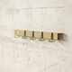 wall-mounted coat rack / contemporary / metal / black