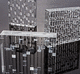 interior decorative panel / acrylic / matte / transparent