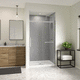 square shower base / raised / ceramic / home