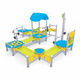 playground sand and water play set / with chain
