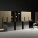contemporary kitchen / MDF / glass / melamine