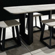 stone table top / commercial / white / beige