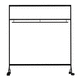floor coat rack / contemporary / lacquered aluminum / extruded aluminum