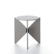 contemporary coffee table / glass / marble / lacquered MDF base