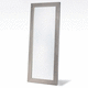 free-standing mirror / contemporary / rectangular / oak