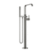 shower mixer tap / countertop / metal / bathroom
