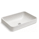 countertop wash basin / ceramic / custom / single