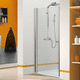 swing shower screen / corner / for alcoves