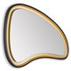 wall-mounted bathroom mirror / contemporary / MDF / LED-illuminated