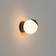 organic design wall light / indoor / blown glass / lacquered aluminum