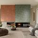 porcelain stoneware tile / matte / indoor / bathroom