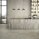 porcelain stoneware tile / matte / interior / outdoor
