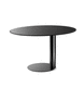 contemporary table / metal / round