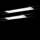 fluorescent cable lighting / linear / aluminum / polycarbonate