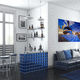 square glass brick / bathroom / for interior walls / colored