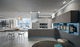 contemporary kitchen / melamine / handleless / matte