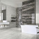 porcelain stoneware tile / polished / matte / indoor