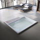 professional bathtub / concrete / white