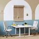 contemporary office chair / indoor / fabric / polyurethane