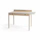 contemporary desk / ash / maple / with storage compartment