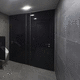 glass washroom cubicle / aluminium / toilet / for public building
