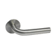 door handle / stainless steel / contemporary / satin finish